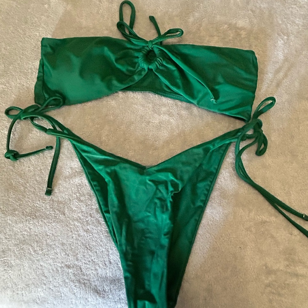 Emerald Green Women's Swimwear Set